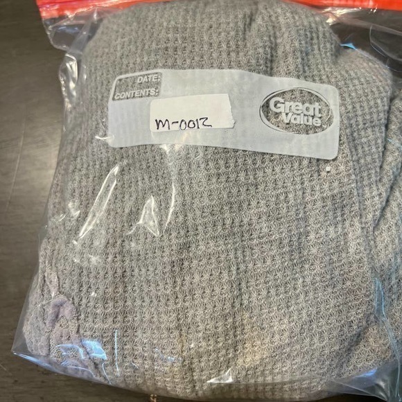 rxb Gray Open Front Cardigan Draped Lace Detail Lightweight‎ Size L - Picture 10 of 10